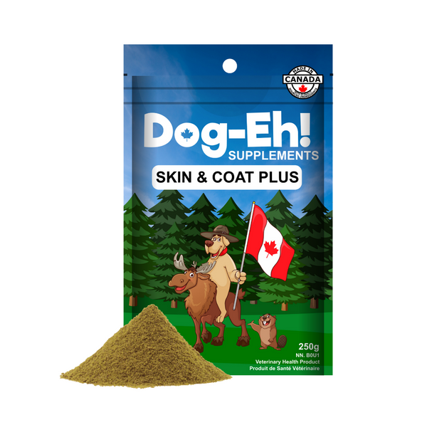 Supplément Dog-Eh! Peau et pelage Plus pour chiens, 250 g