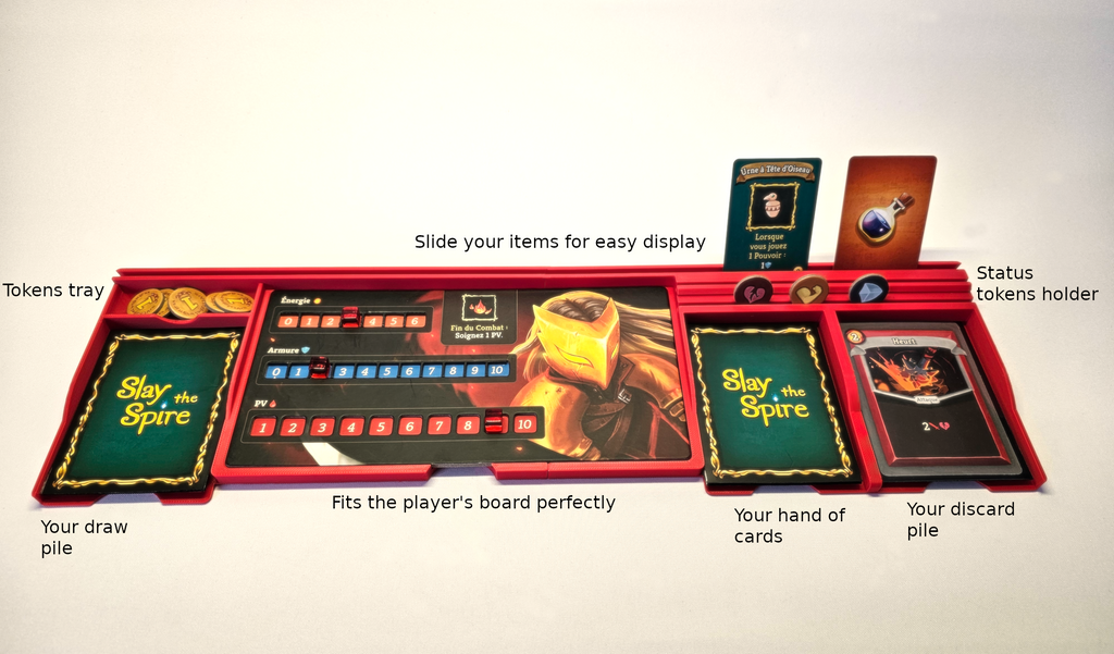 Slay The Spire – Tableaux de bord joueurs (ensemble de 4)