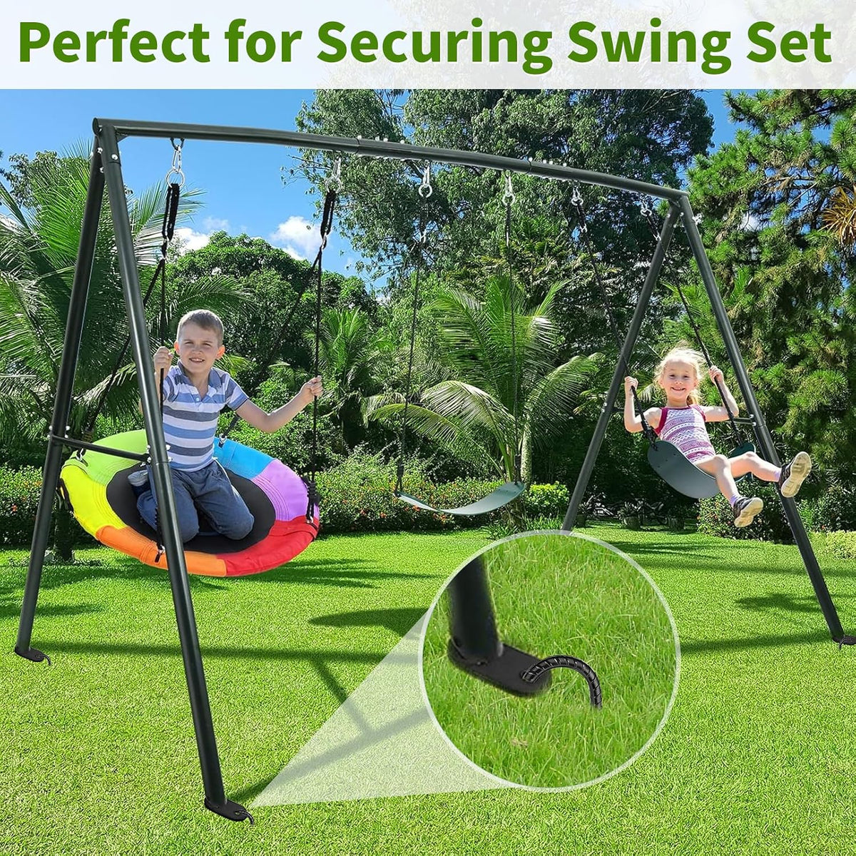 Piquets de fixation pour trampoline, 8 pièces