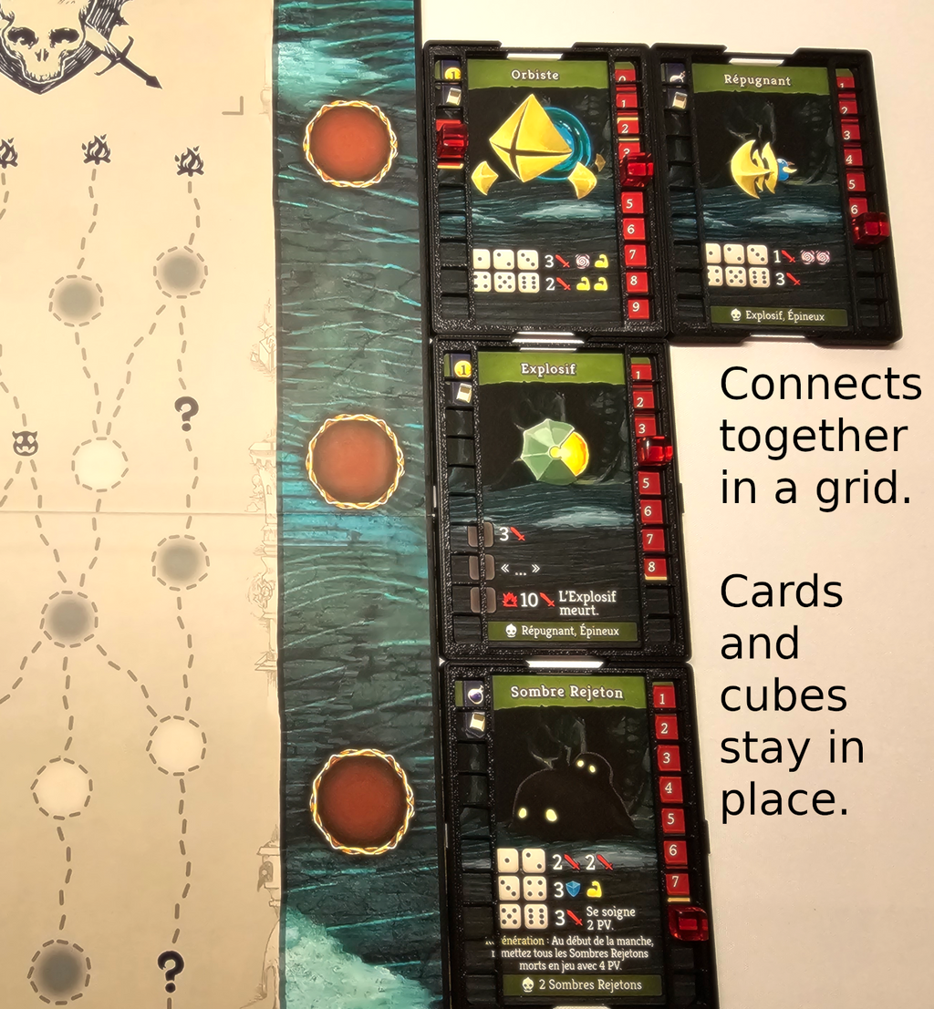 Slay The Spire – Organisateur de cartes monstres (ensemble de 16) (non officiel)