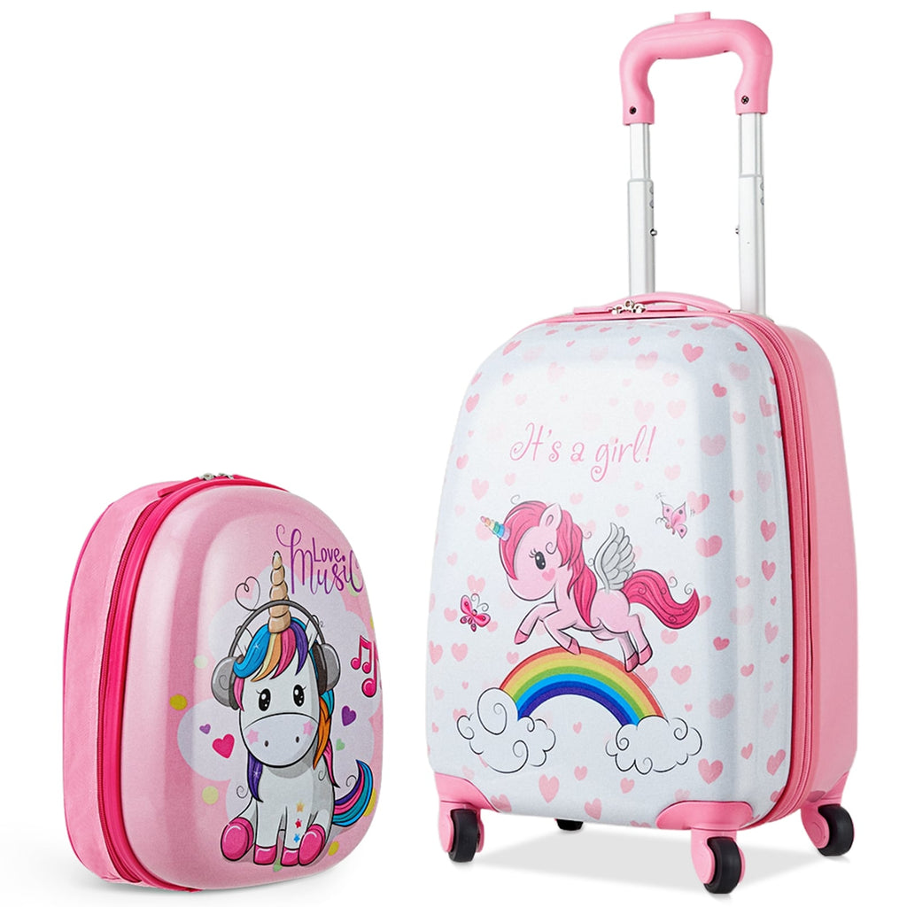 Ensemble valise et sac à dos pour enfants 2 pièces
