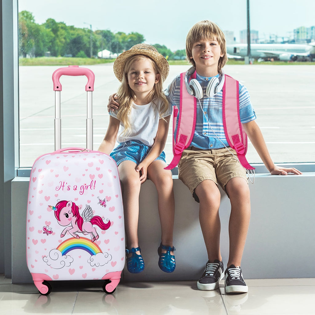 Ensemble valise et sac à dos pour enfants 2 pièces