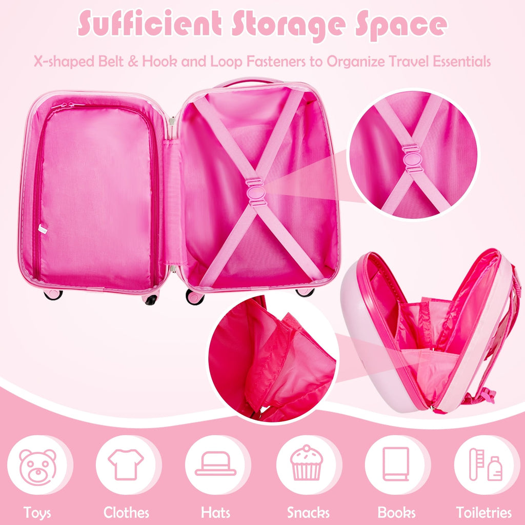 Ensemble valise et sac à dos pour enfants 2 pièces