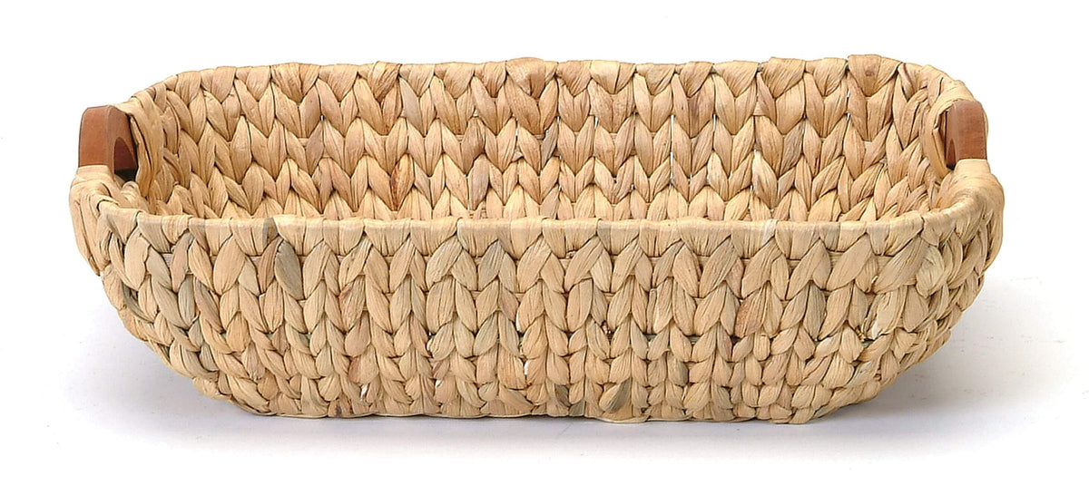 Plateau rectangulaire en jacinthe, moyen