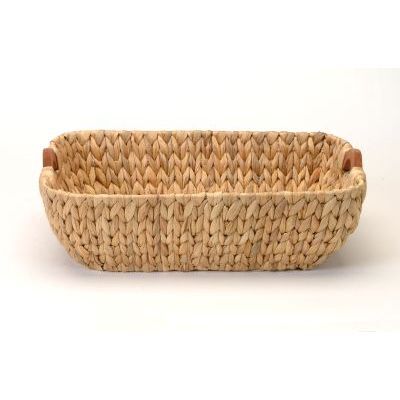 Plateau rectangulaire en jacinthe, grand