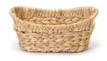Petit panier ovale en jacinthe