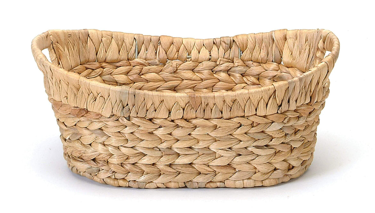 Panier ovale en jacinthe, moyen