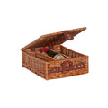 Panier à vin en osier pour 3 bouteilles