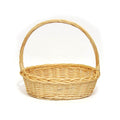 Panier ovale en osier avec anse, moyen