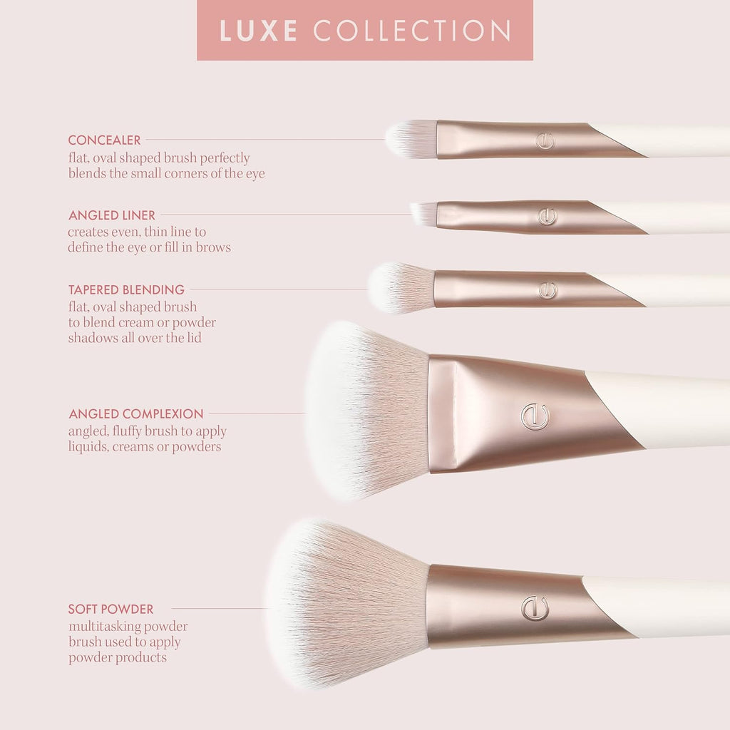 Set de 5 pinceaux visage EcoTools Luxe