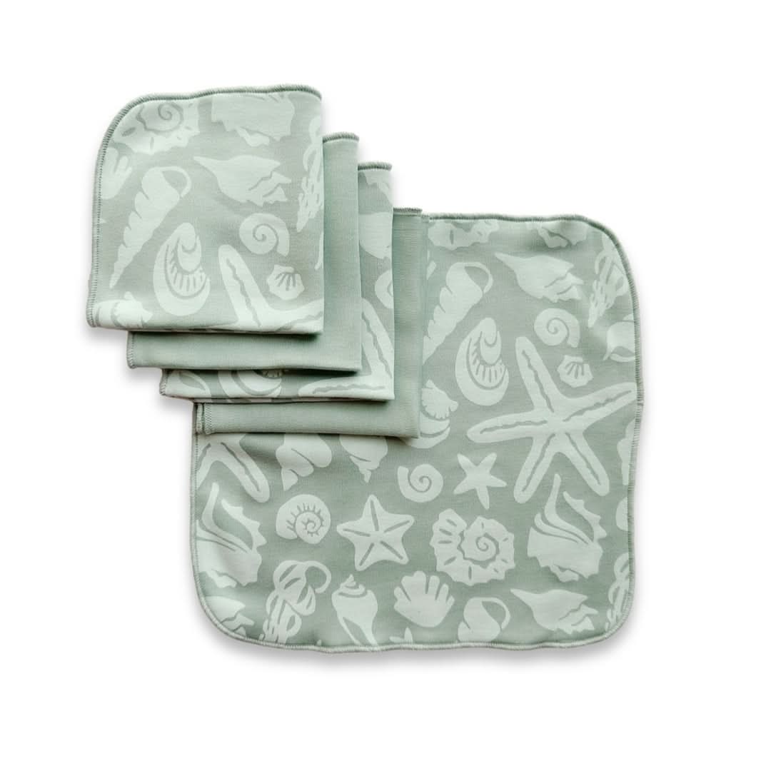 Débarbouillettes en bambou pour bébé (lot de 5) | Sunkissed