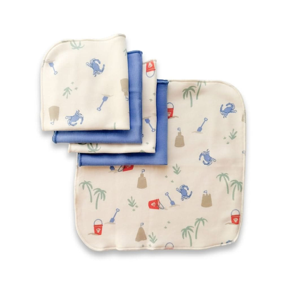 Débarbouillettes en bambou pour bébé (lot de 5) | Sunkissed