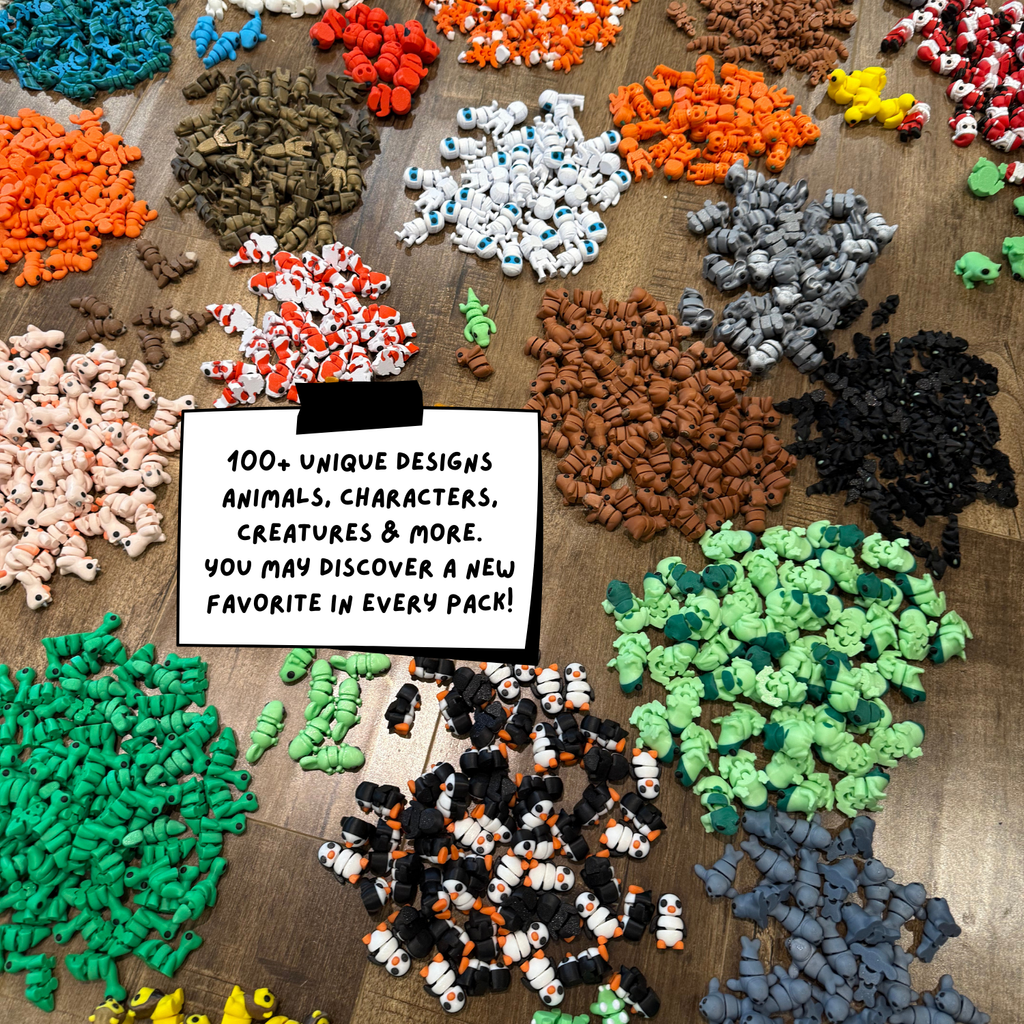 Figurine surprise MoryThings du paquet aléatoire de 100 pièces