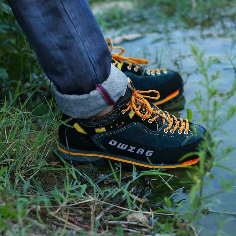 Bottes de randonnée imperméables à lacets pour homme