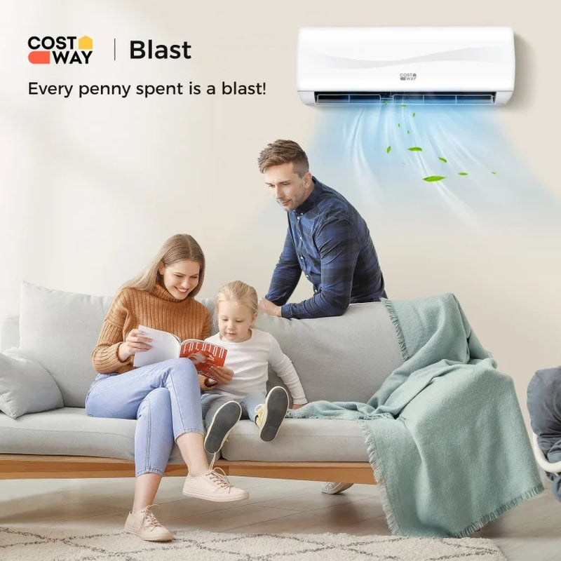 Climatiseur mural sans conduit 24 000 BTU avec chauffage