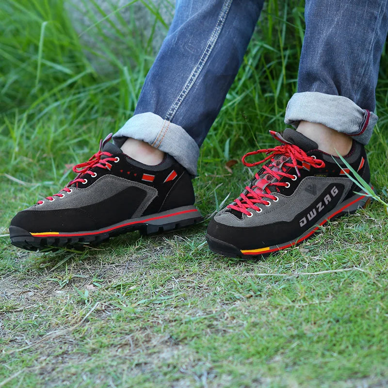 Bottes de randonnée imperméables à lacets pour homme