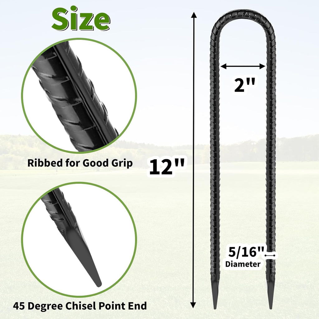 Piquets de fixation pour trampoline, 8 pièces