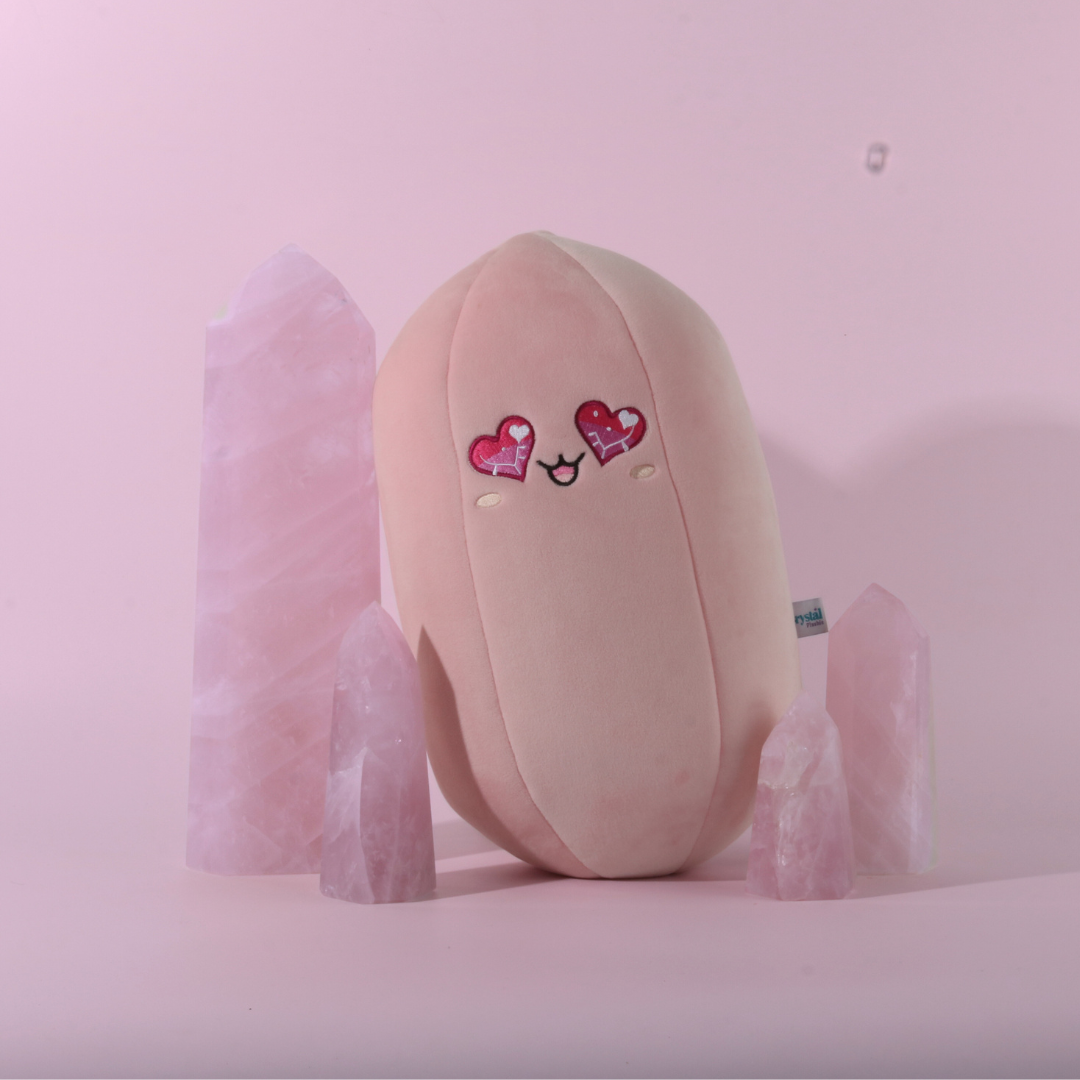 Peluche Cristal 💗 Des peluches en forme de cristaux 💜 portées par l'énergie des cristaux