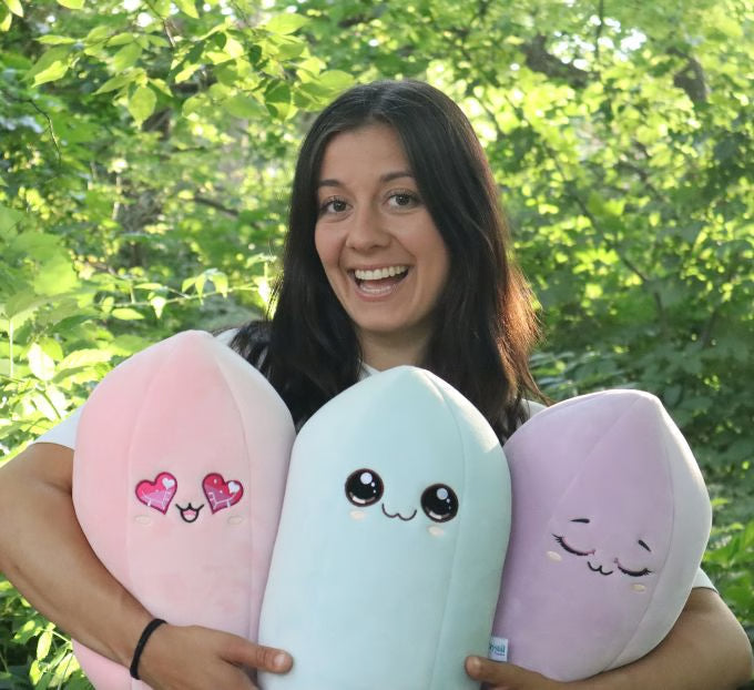 Peluche Cristal 💗 Des peluches en forme de cristaux 💜 portées par l'énergie des cristaux