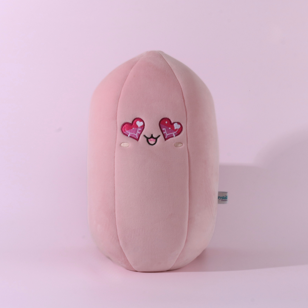Peluche Cristal 💗 Des peluches en forme de cristaux 💜 portées par l'énergie des cristaux