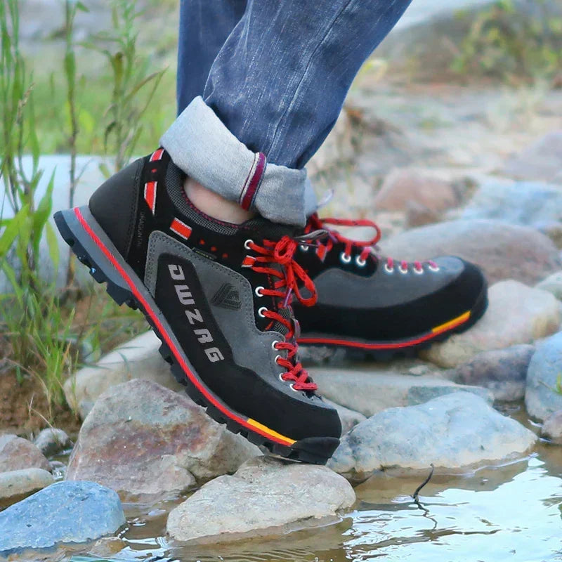 Bottes de randonnée imperméables à lacets pour homme