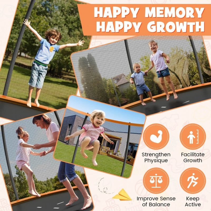 Trampoline récréatif 12 pieds homologué ASTM avec échelle
