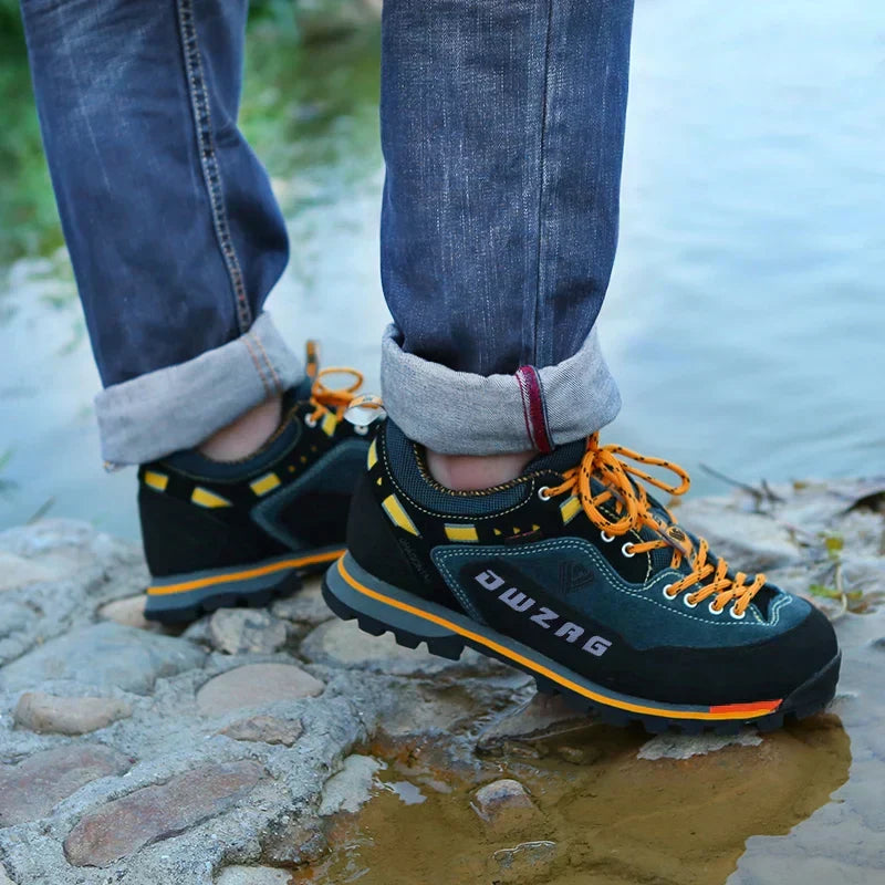 Bottes de randonnée imperméables à lacets pour homme