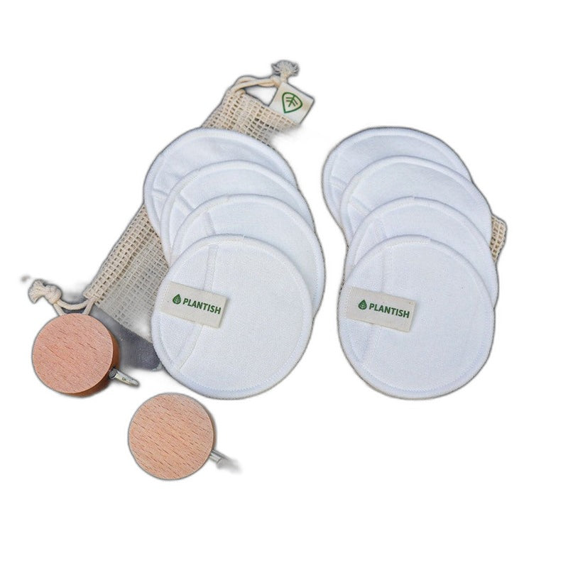 Disques de coton biologique réutilisables Plantish
