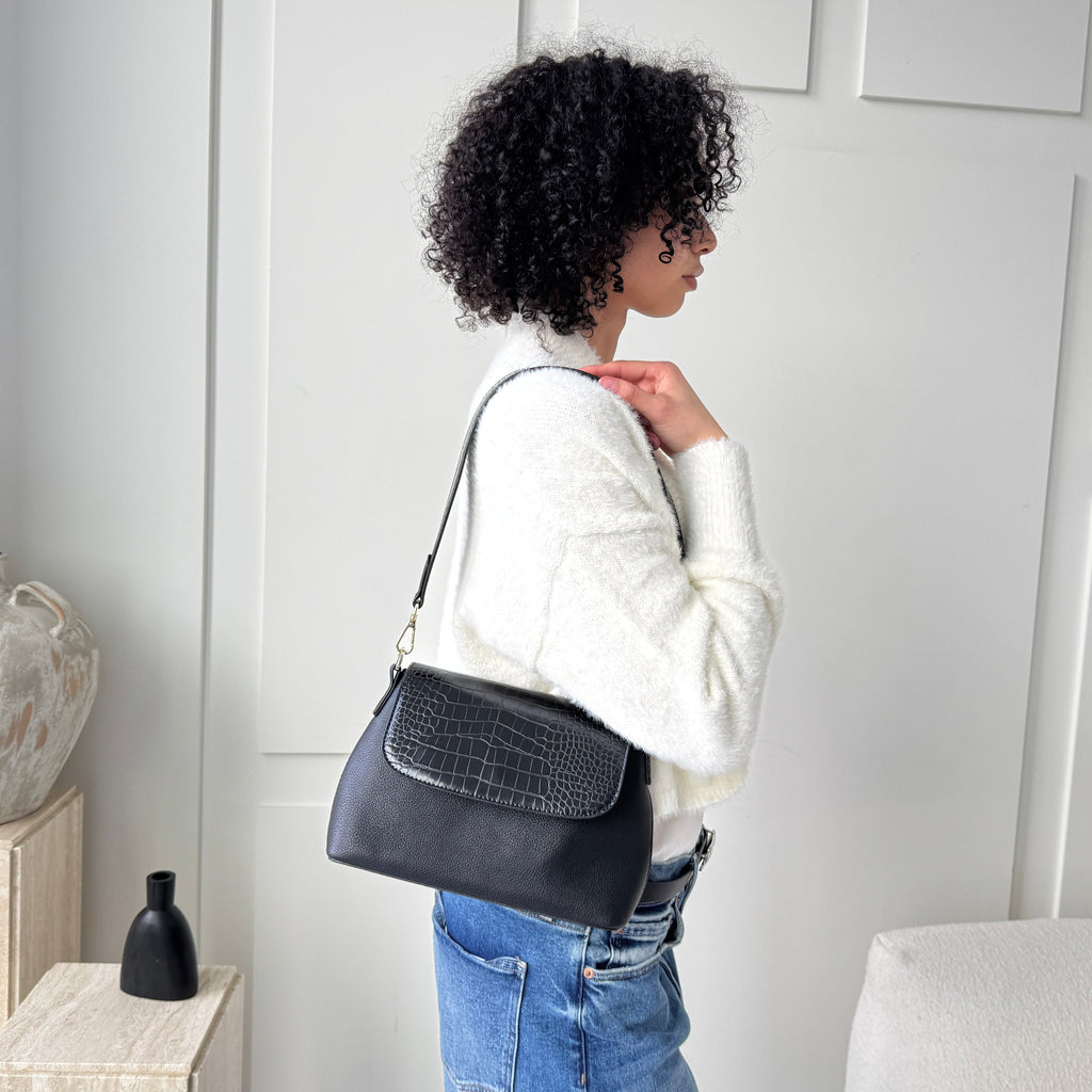 Sac bandoulière convertible Gianna