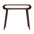 Console nordique Amaya châtaigne en bois de manguier massif