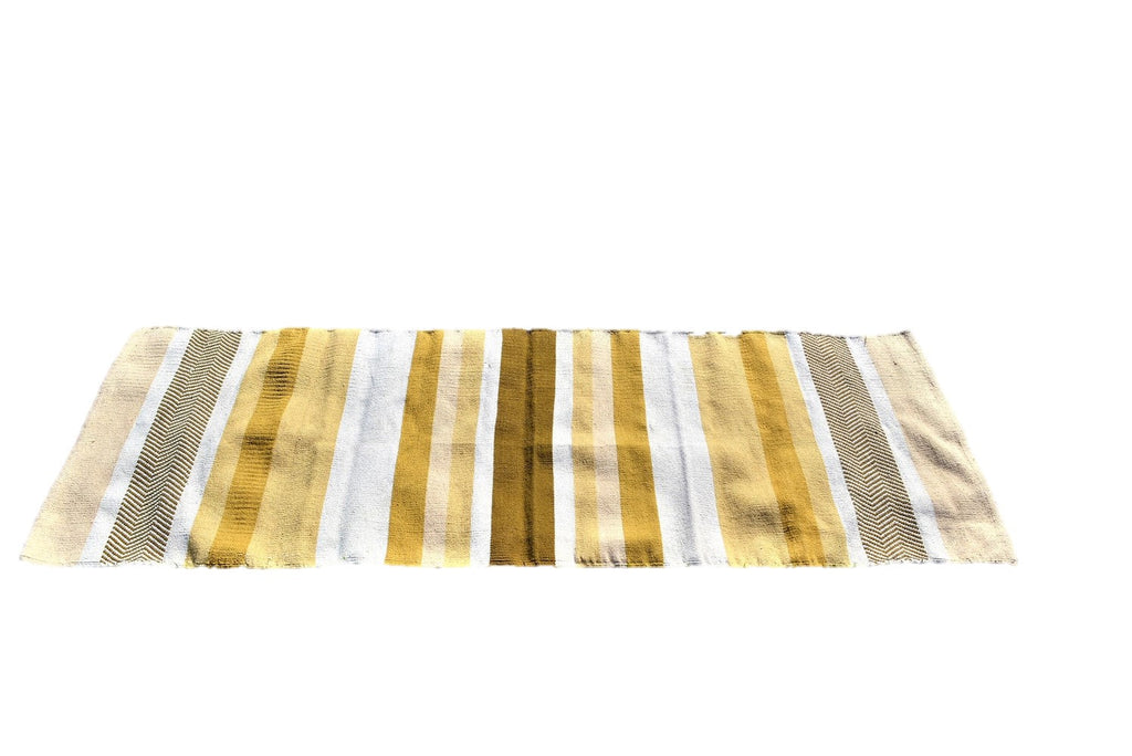 Tapis de sol tissé à la main en coton pour yoga, méditation et prière