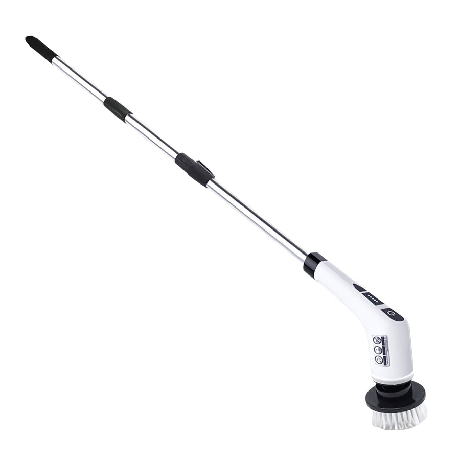 Brosse à récurer électrique avec manche long