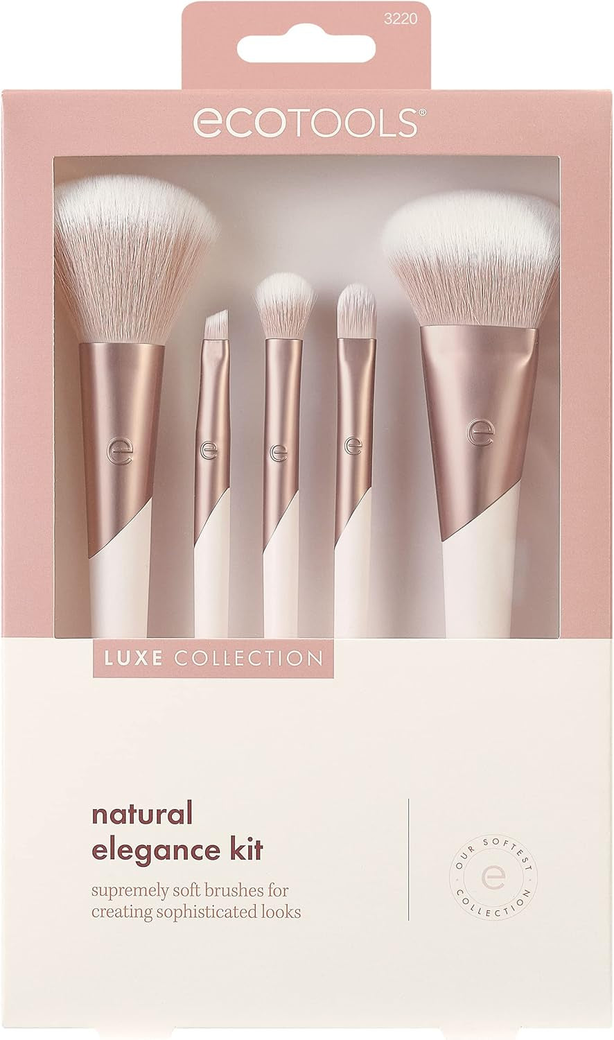 Set de 5 pinceaux visage EcoTools Luxe