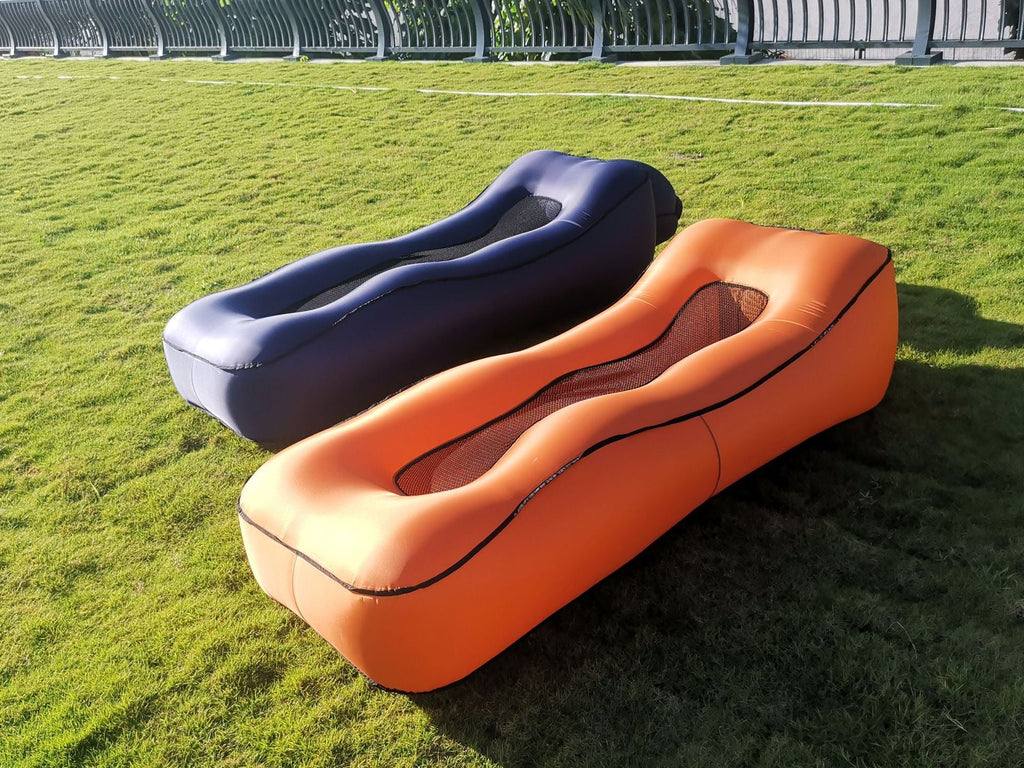 One-Touch Inflatable Bed, Electric Automatic Inflatable Sofa, Lightweight and Portable Outdoor Inflatable Mattress for Travel and Camping
