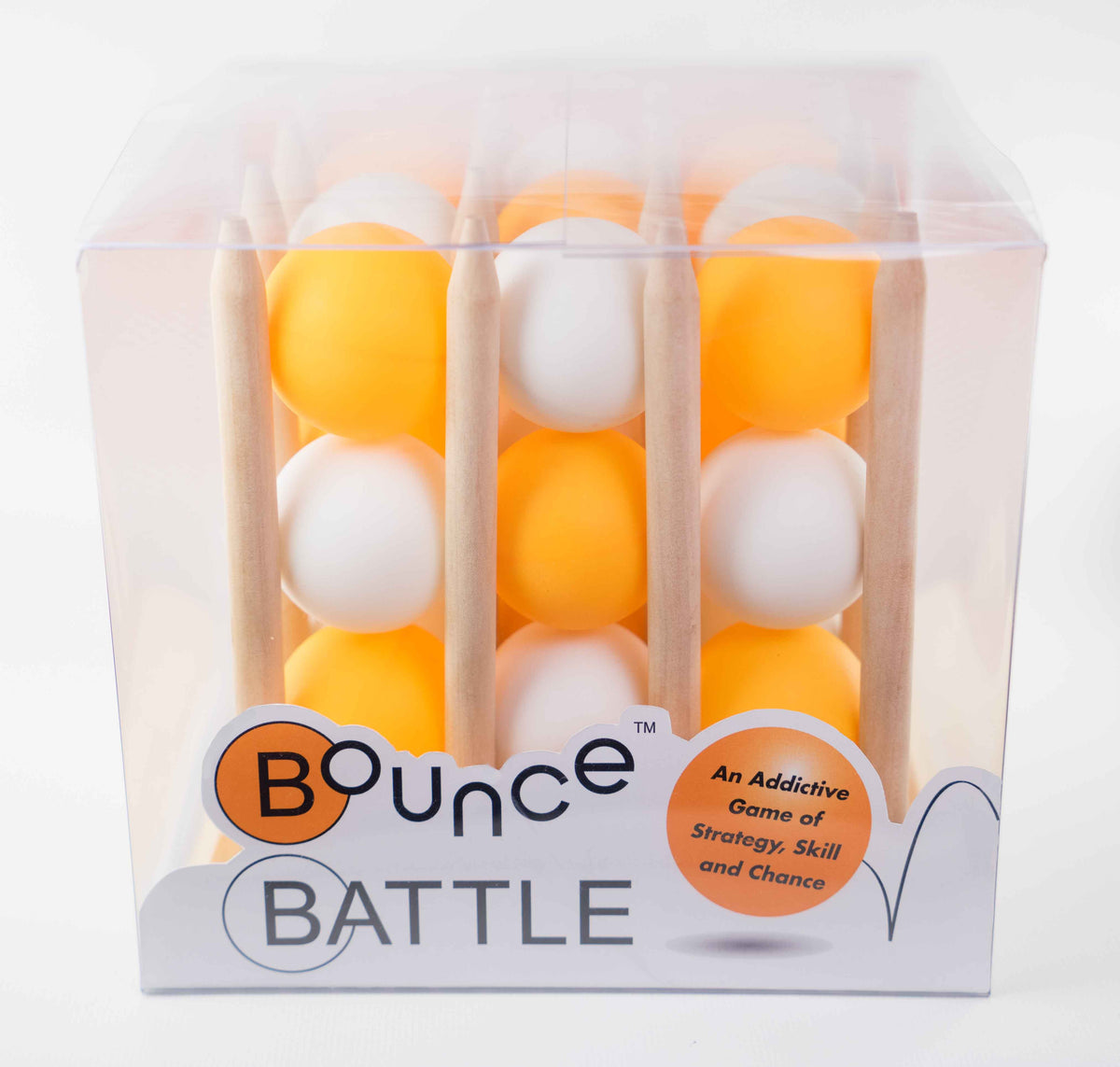 Bounce Battle Édition Bois : jeu addictif de stratégie, d'adresse et de hasard