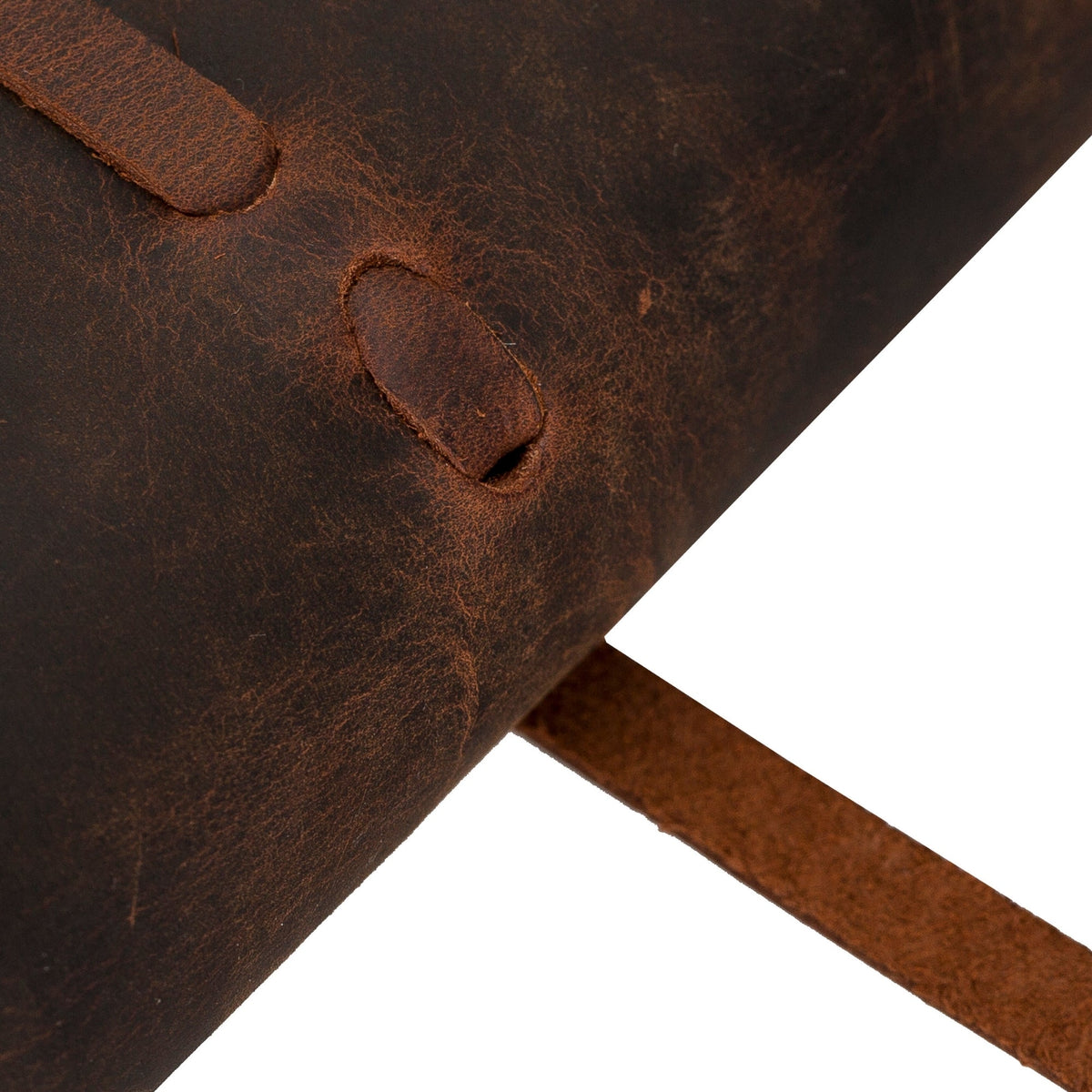 Couverture de journal en cuir faite à la main Broomfield