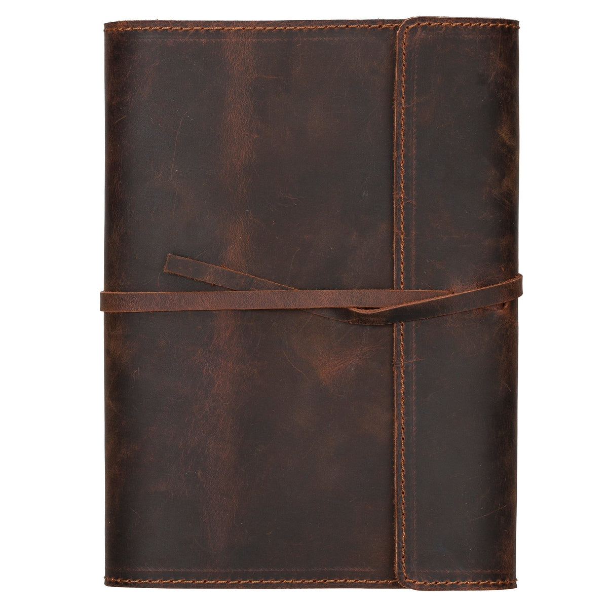 Couverture de journal en cuir faite à la main Broomfield