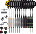 Set de fléchettes pointe acier, 12 pièces