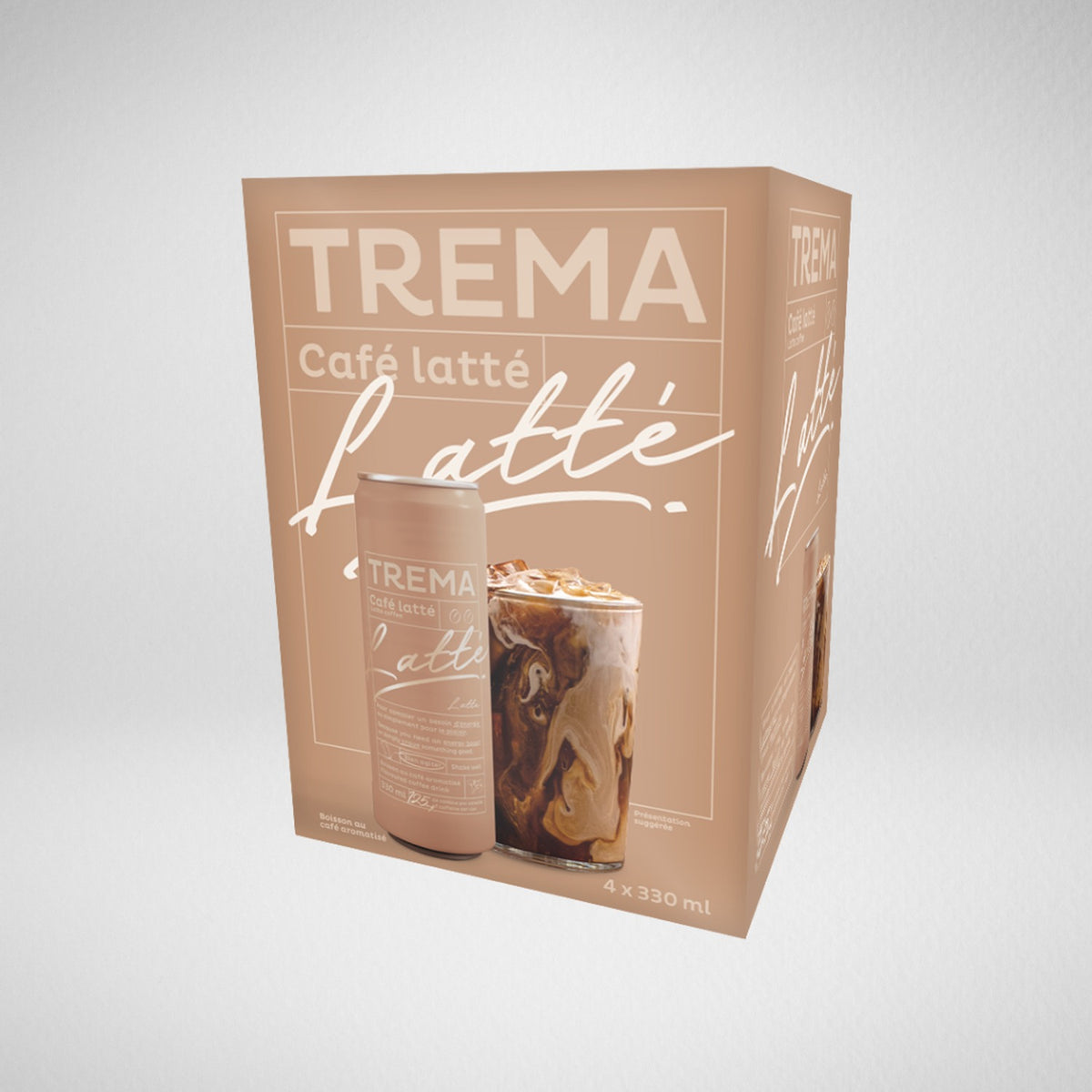 Café latté - 330 ml (unité)