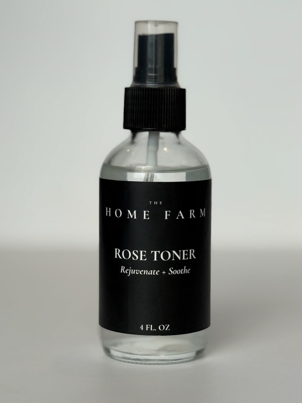 Devant du flacon vaporisateur du tonique à la rose, 120 ml