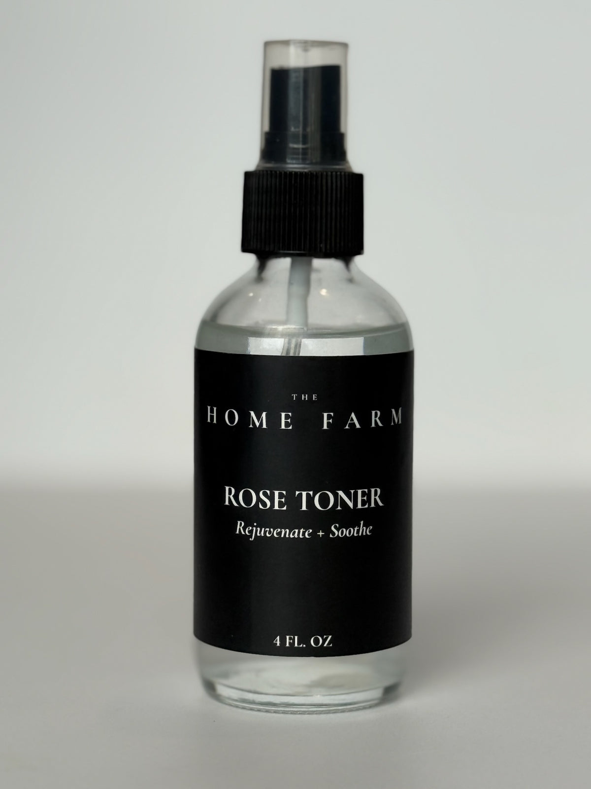 Devant du flacon vaporisateur du tonique à la rose, 120 ml