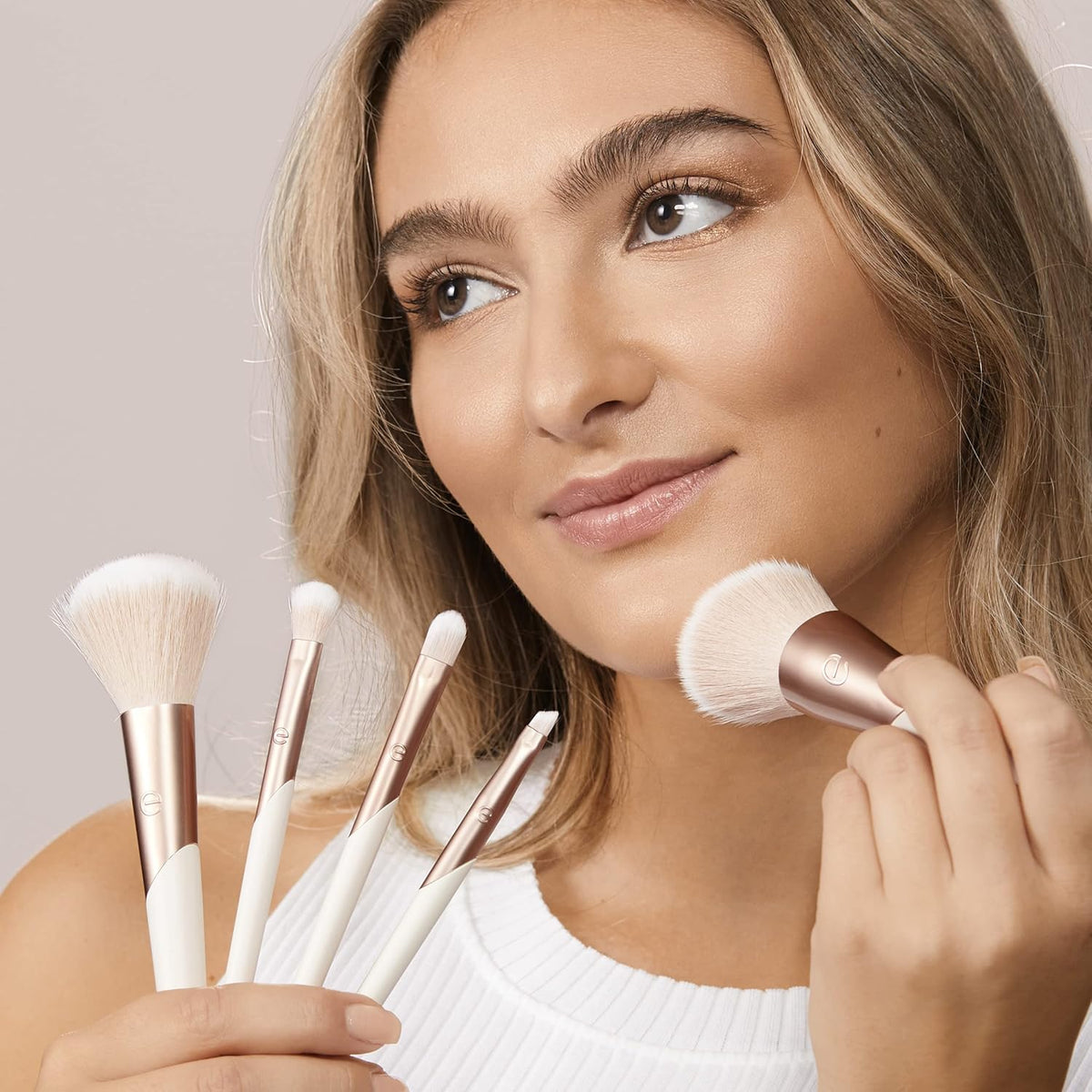 Set de 5 pinceaux visage EcoTools Luxe