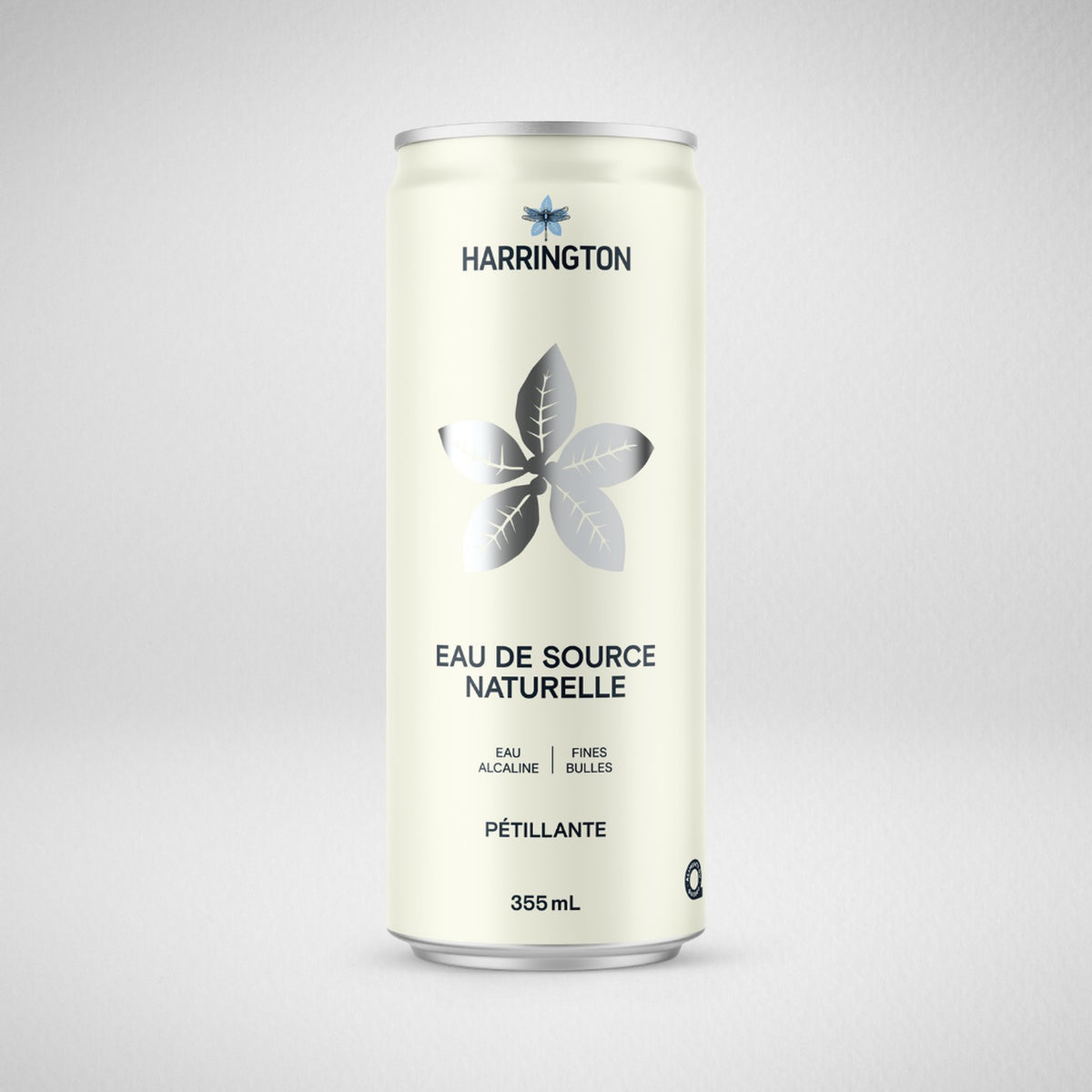 Harrington - Eau de source naturelle pétillante - 355 ml (unité)