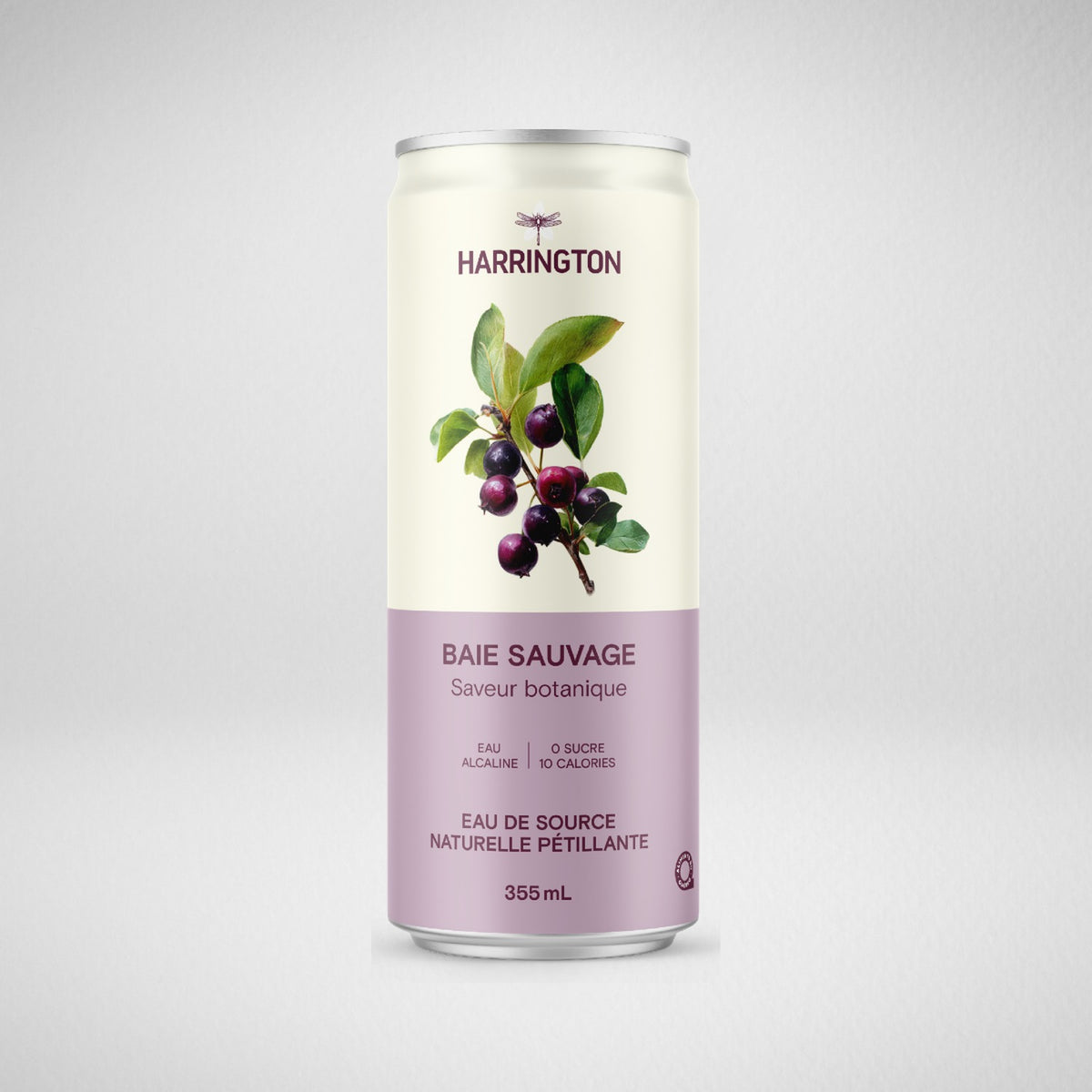 Harrington - Eau pétillante Baie sauvage - 355 ml (unité)