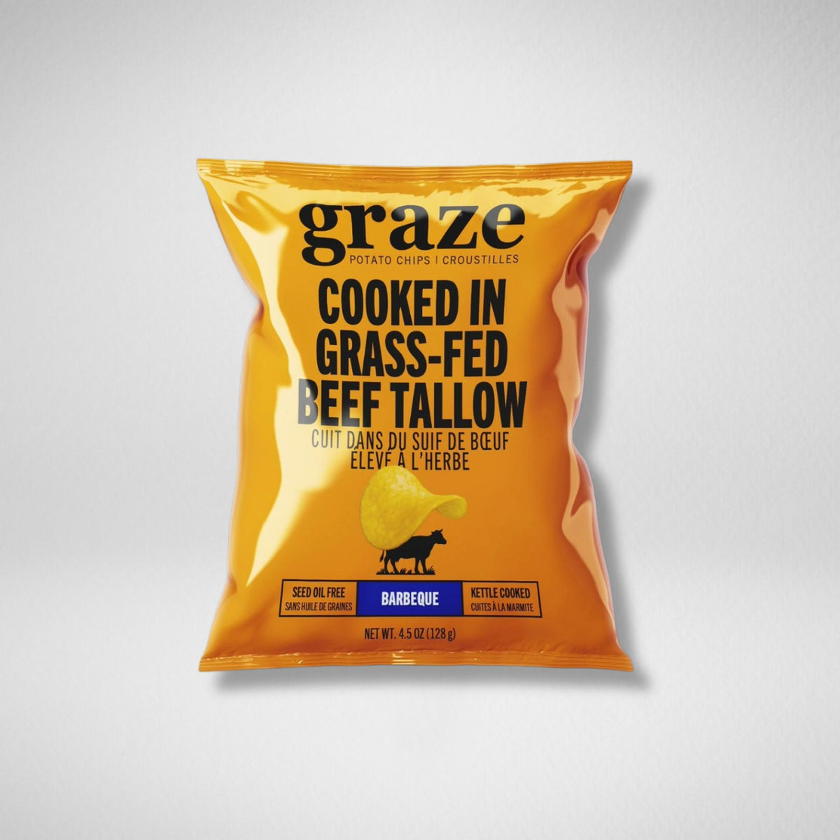 Graze - Croustilles Barbeque - 128 g (unité)