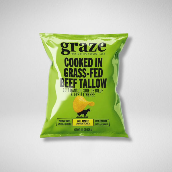 Graze - Croustilles Cornichon à l'aneth - 128 g (unité)