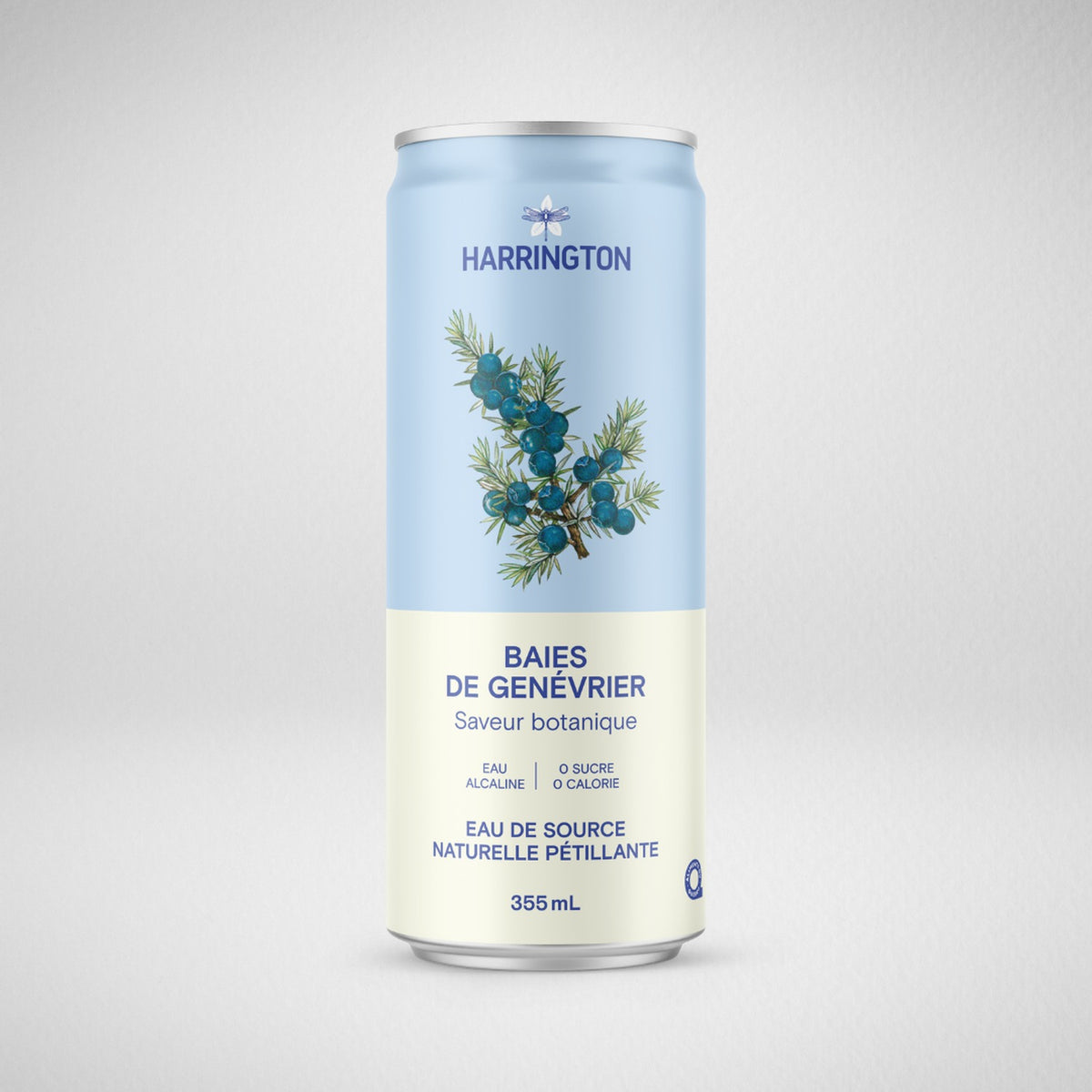 Harrington - Eau Pétillante Baie de genévrier - 355 ml (unité)