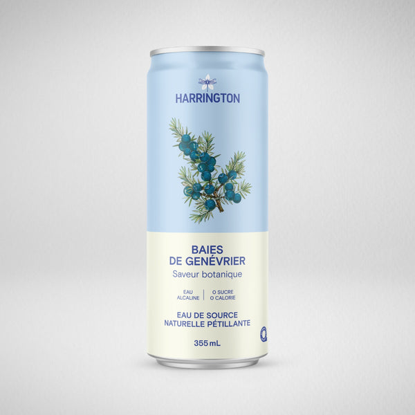 Harrington - Eau Pétillante Baie de genévrier - 355 ml (unité)