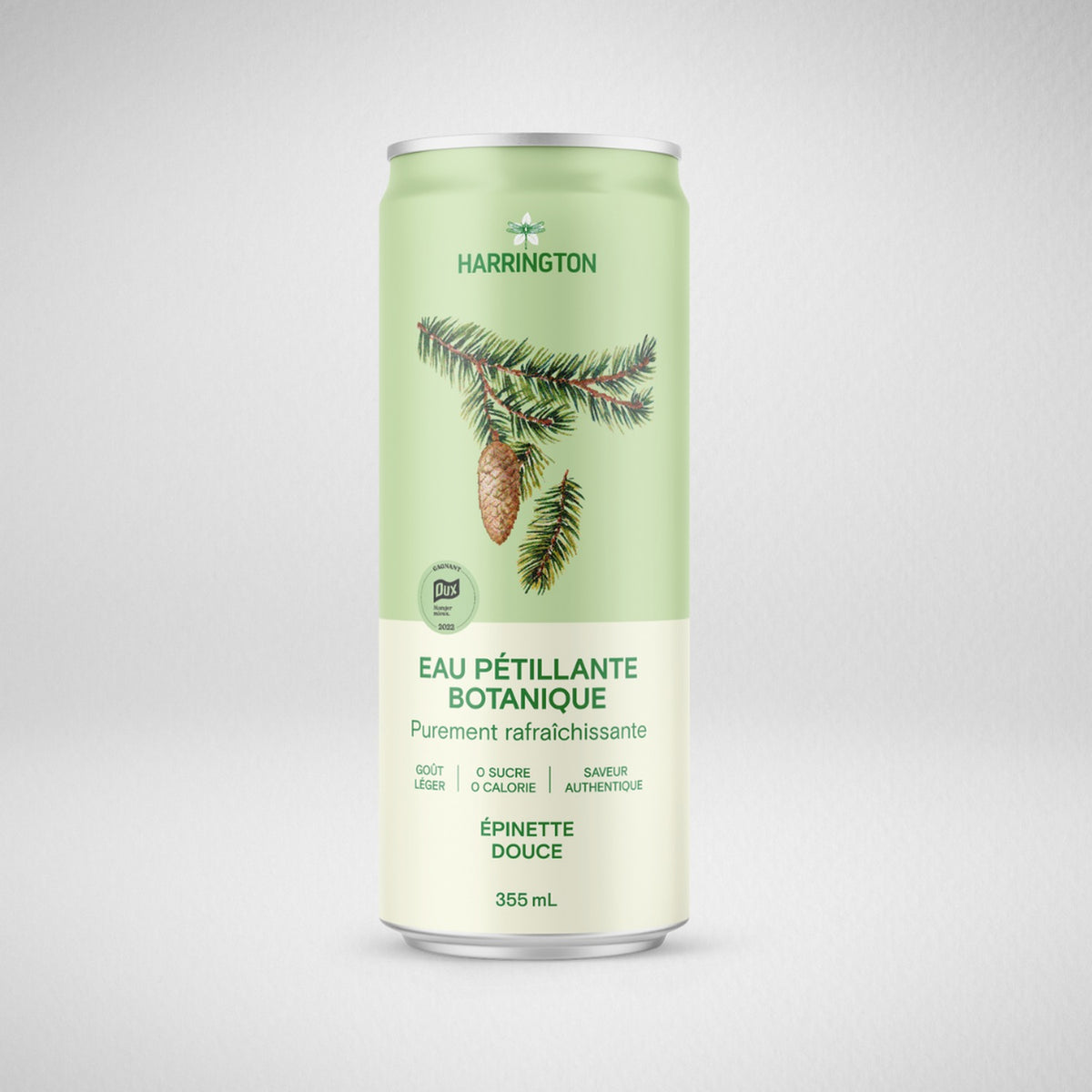 Harrington - Eau pétillante Épinette Boréale - 355 ml (unité)