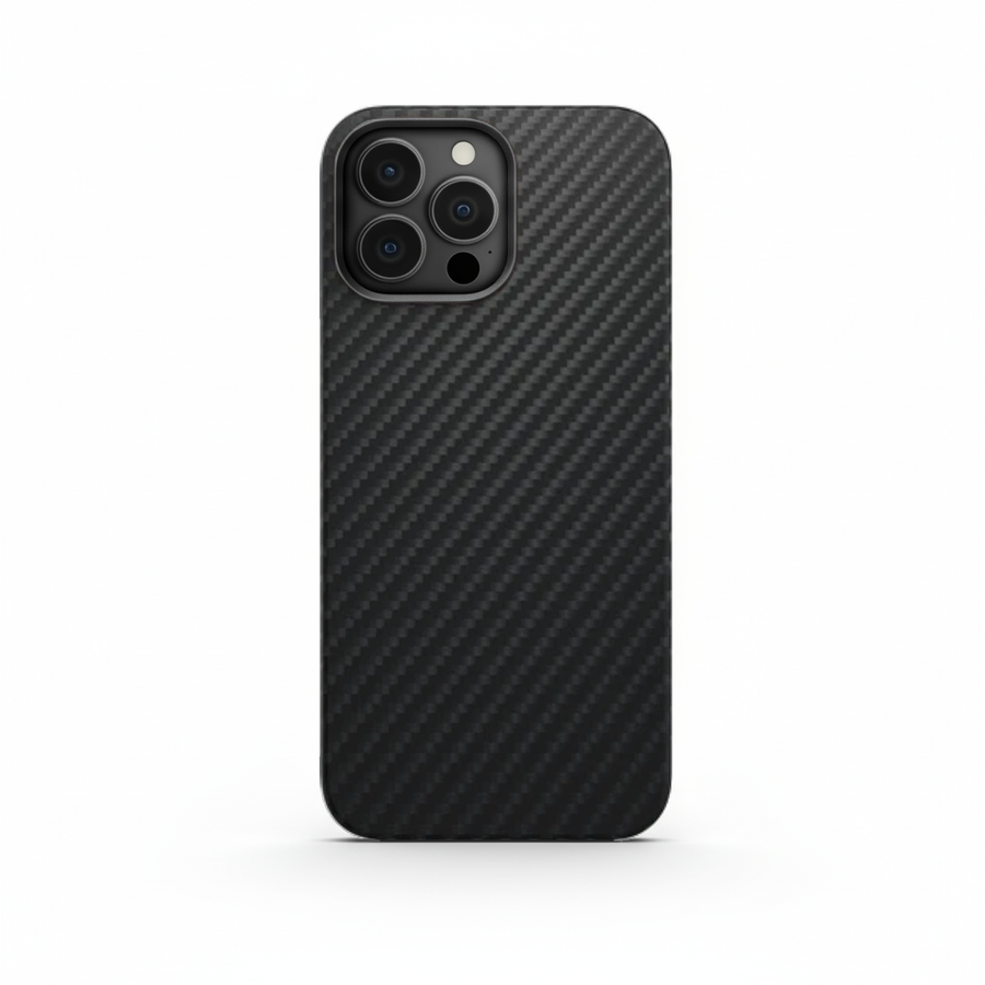 Étui véritable en fibre d'aramide pour iPhone 16 Pro
